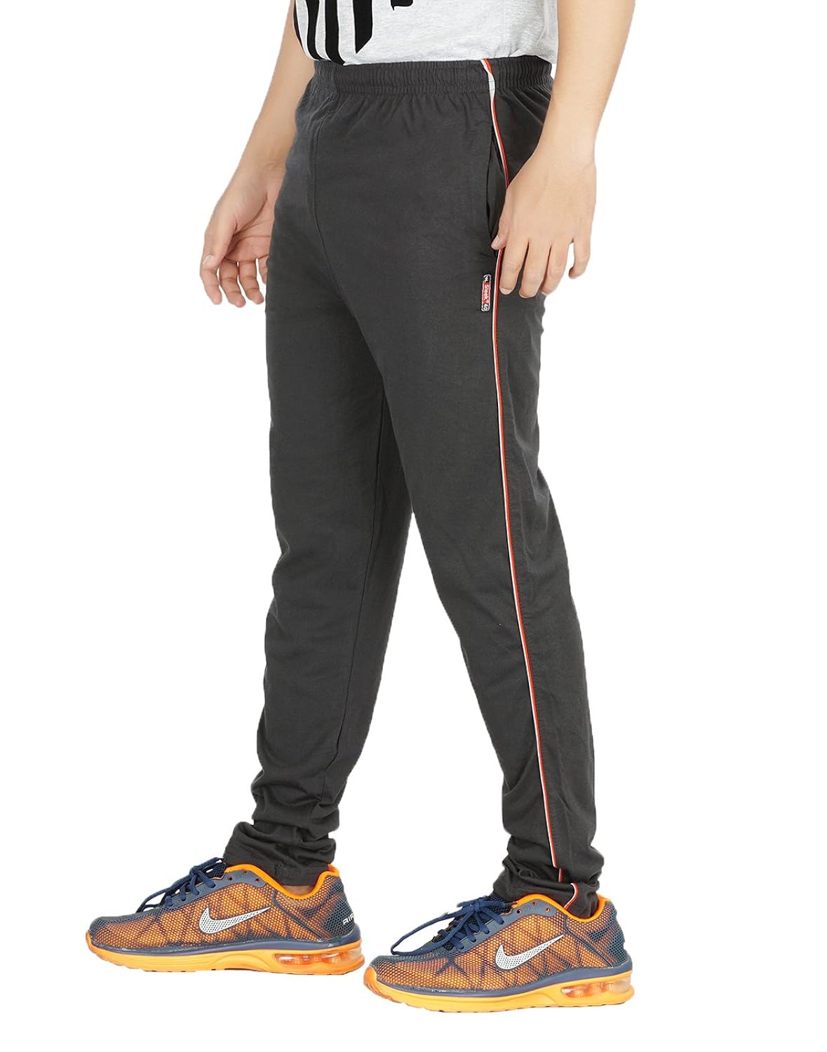 yo republic mens cotton track pant combo offer (pack of 2)