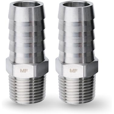 Straght Joner Tubng Plastc Barbed Connector Ppe Hose Ar Water 1
