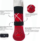 BEAUTYZOO Anti Slip Dog Socks 3 Pairs Large Paw Width 3" Non Slip view 7