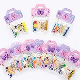VENUSFIT 12 PCS Butterfly Party Favors for Kids – Pre-Packaged DIY Butterfly Painting Craft Kits – Birthday Goodie Bag Fillers, Party Supplies, Decorations, Gifts & Prizes for Girls Ages 4-8