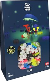 PLUS PLUS Building Blocks Toy 300 pc Glow in the Dark STEM Creative Learning view 3