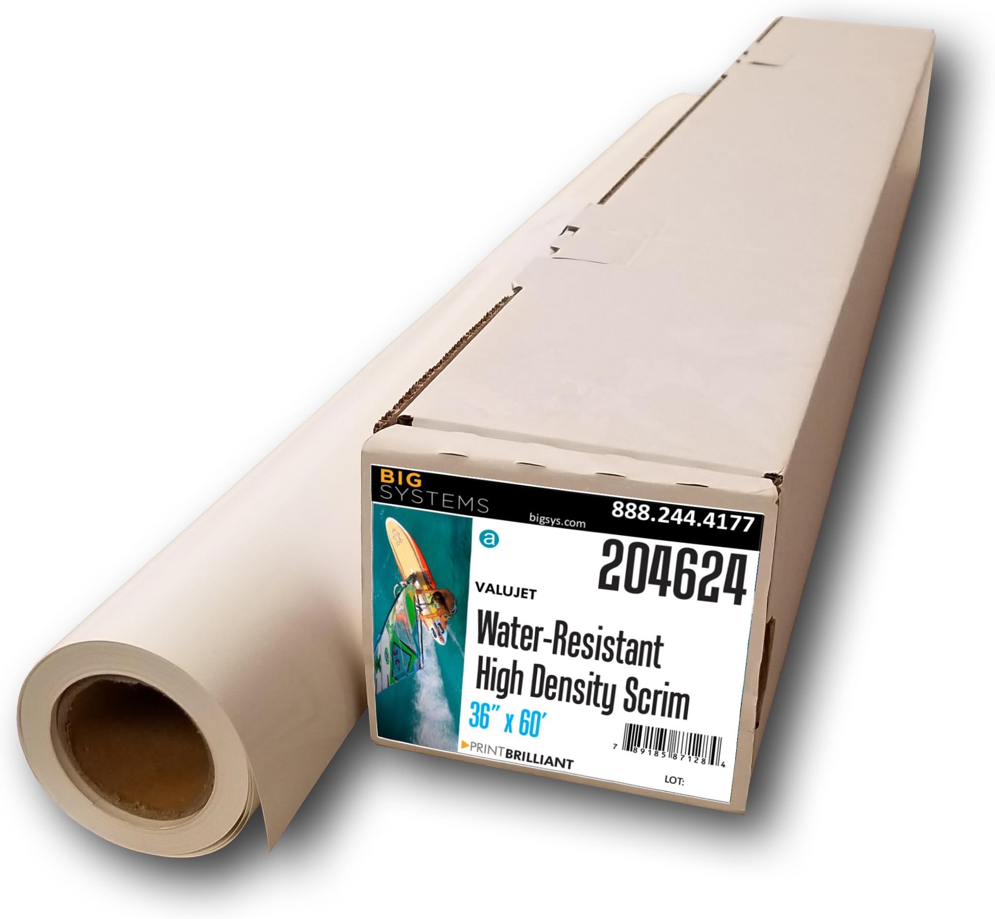 ValuJet Aqueous Scrim Banner High Density 15mil Banner Paper, Poster Paper, Banner Roll (24" x 60')