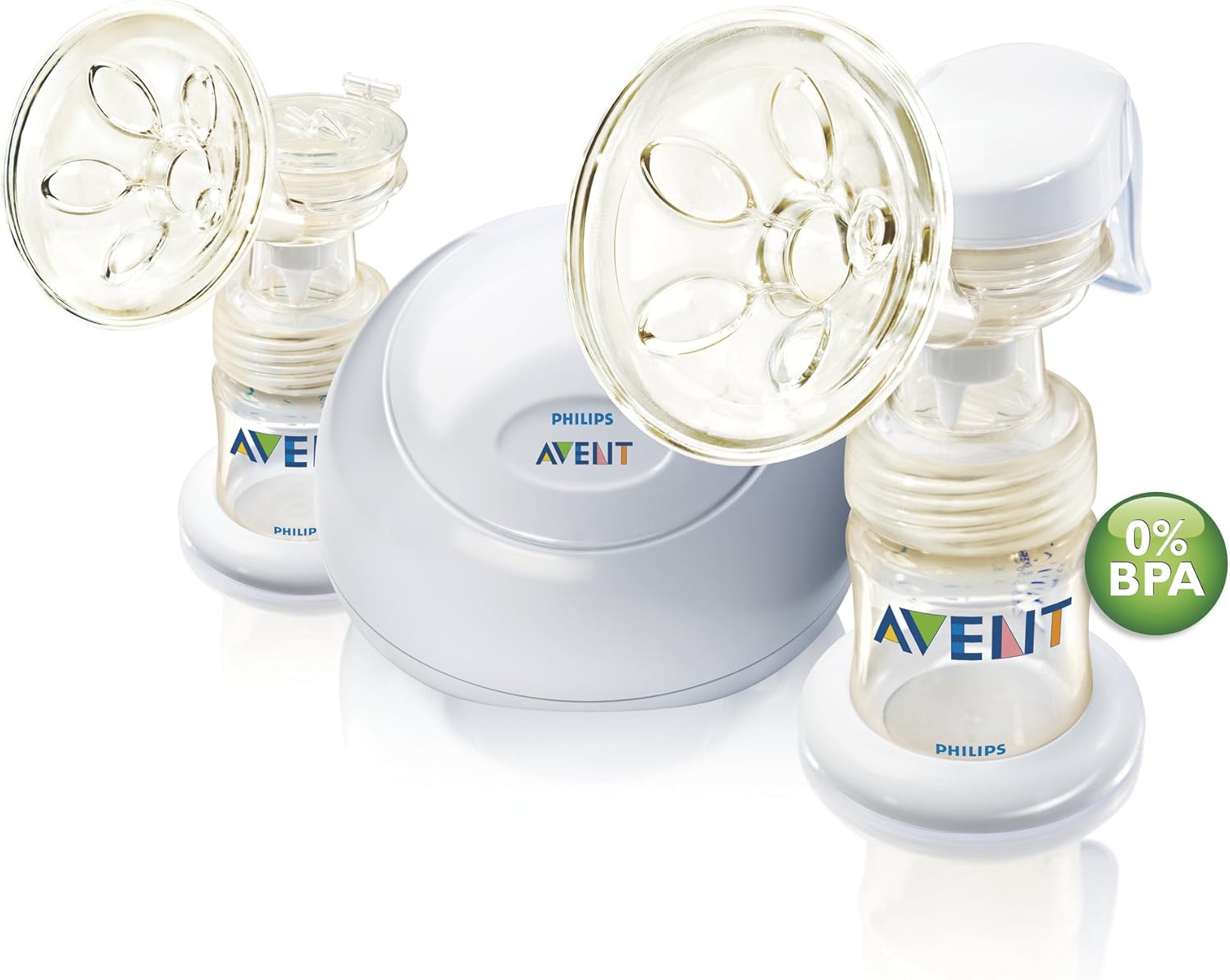 Philips AVENT BPA Free ISIS iQ Duo Twin Electric Breast Pump, White