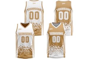 vients Custom Reversible Basketball Jersey for Men Women Adult Youth Print Name Number Logo