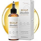 Jtopyrt Scalp Stimulator Hair Growth Oil: Rosemary Castor Blend for Thinning Hair, Daily Nourishment & Thicker Strands, Natural Oils for Men/Women