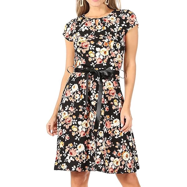 TINMIIR Vestidos De Verano Para Mujer 2022 Con Estampado Floral, Sin Mangas, Dobladillo Acampanado, Vestido Corto De Tirantes (color Multicolor, Talla: L), Varios Colores