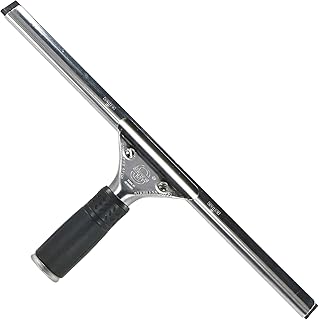 Unger Fensterreiniger S-Wischer Hard (35 cm, Fensterabzieher, harter Wischergummi, ideal für warme Temperaturen) SE35H