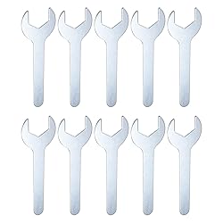 HARFINGTON 10pcs Small Wrench 24x115x2.8mm Metric