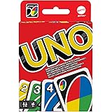 UNO - Classic Colour & Number Matching Card Game - 112 Cards - Customizable & Erasable Wild - Special Action Cards Included -
