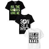 The Children's Place Baby-Boys and Toddler All Holidays,Birthdays Short Sleeve Graphic T-Shirts,3 Pack