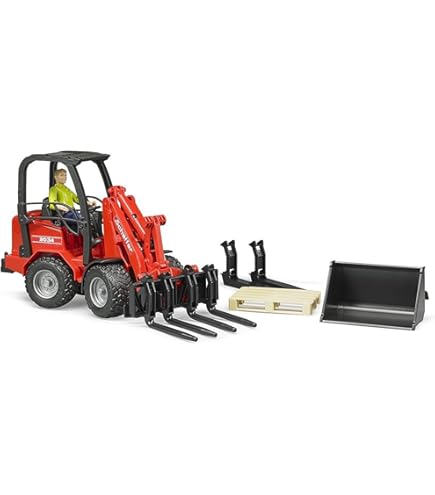 Amazon.com: Bruder MRT 2150 Manitou Telescopic Loader : Toys