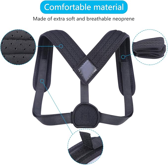 Posture Corrector Brace Shoulder Back Support Clavicle Brace Adjustable Figure 8