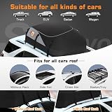 Sailnovo 20 Cubic Feet Car Roof Bag Foldable Soft Roof Box view 3