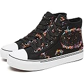 yageyan Womens High Top Canvas Sneakers Lace up Fashion Shoes for Women Casual Classic