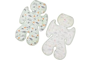 HuuiotPdd Car Seat Cooling Pad for Toddler, Double Sided Seat Cooler Pad Kids, Gel Baby Cooling Mat Cushion for Stroller, Baby Chair, Child Safety Car Seat, Keep Cool in Summer, Green