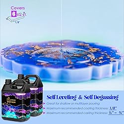 Bsrezn Epoxy Resin Kit 1.5 Gallon with Pumps Mix