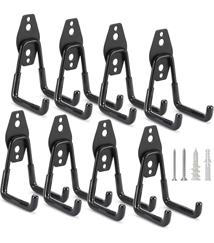 Amazon.com: Yisunnan Garage Storage Hooks, Heavy Duty J Wall
