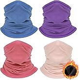 Finvizo Winter Neck Warmer for Men Women: Neck Gaiter Face Ski Mask Windproof Face Cover Fleece Balaclava Scarf Cold Weather