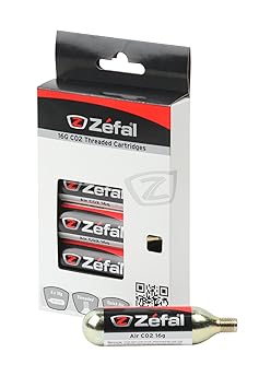 Zefal Kartuschen Co2 Mit Gewinde 16g (6er Pack)