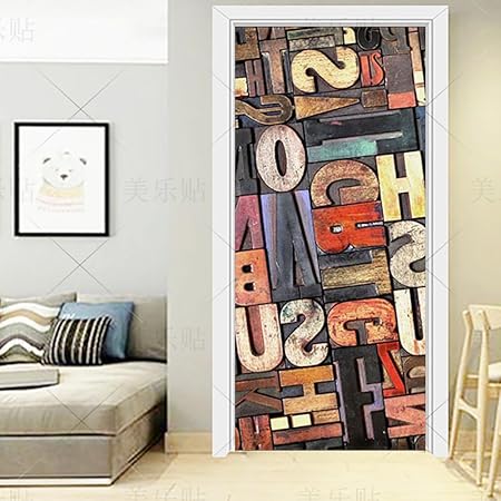 Avoir Images Retro Porte Murale Loft Industriel Papier Peint De Porte De Nombre actualisé par