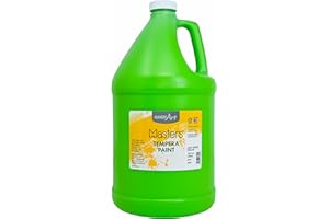 Handy Art Little Masters Tempera Paint, Light Green, Gallon, 1 Count (Pack of 1)