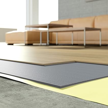 [DQ-PP] 30m2 Trittschalldämmung Dämmung Boden für Laminat Parkett 3mm XPS grau Parkett- und Laminatunterlage Wärmedämmung für