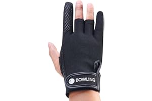 FURBBION ​​Bowling Glove for Men & Women, Non-Slip Grip & Wrist Support, Adjustable & Comfortable Fit for Enhanced Bowling Pe