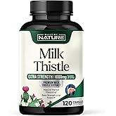 Milk Thistle 1000mg - Liver Detox Supplement with Silymarin Extract & Dandelion Root – Gentle Herbal Liver Cleanse for Men & Women - Liver Health Support - Non-GMO - 120 Veggie Capsules