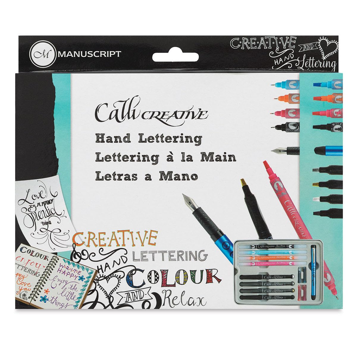 MANUSCRIPT Hand Lettering Set, FMC170-LET,194mm x 227mm x 30mm