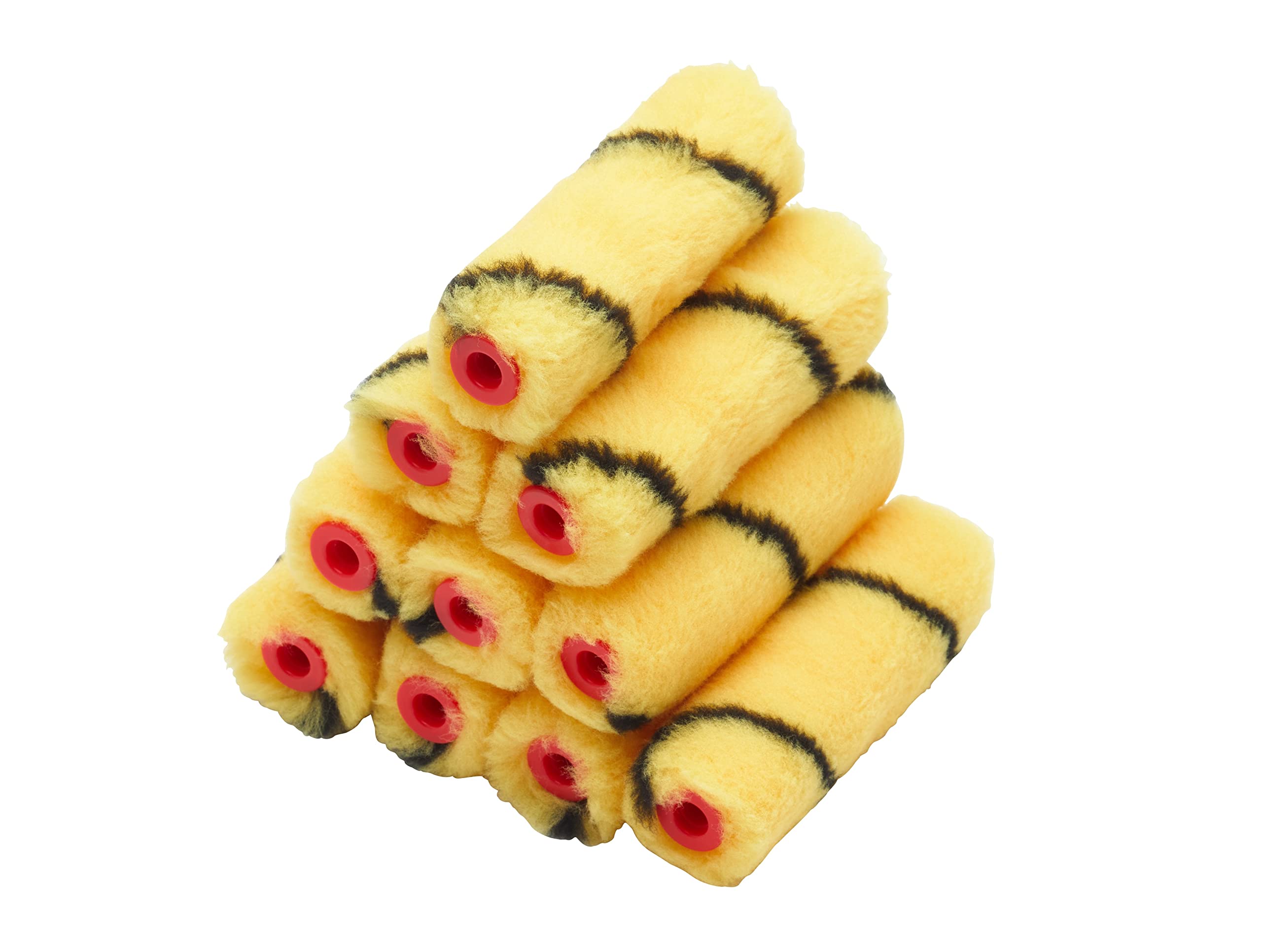 ProDec 10 Pack 4 inch Medium Pile Mini Rollers for a Smooth Finish Painting with Trade & DIY Emulsion Paints on Interior Walls & Ceilings, 4" Mini Paint Rollers for Painting Emulsion Behind Radiators