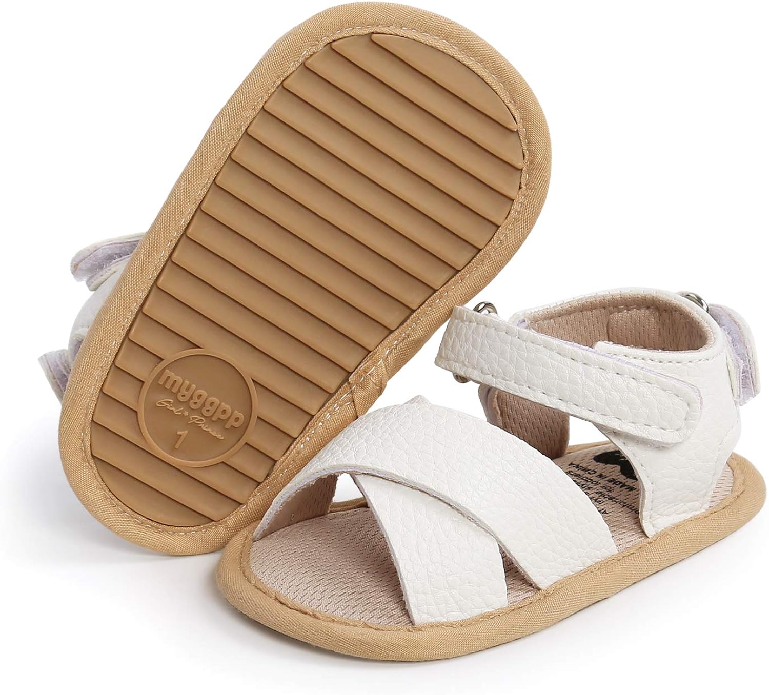 Bebarfer Infant Baby Girls Boys Sandals Summer Soft Anti Slip Ru