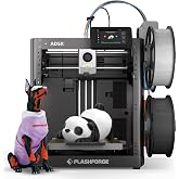 FLASHFORGE 3D Printer AD5X 4*10g HS PLA, IFS Multi-Color Printing, CoreXY 600mm/s High Speed &amp; Precision, Auto Calibration &amp; Vibration Compensation, 300℃ Direct Drive Extruder Unleash Your Creativity
