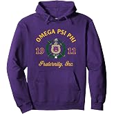 Omega Psi Phi Fraternity Paraphernalia, Omega Psi Phi Ques Pullover Hoodie