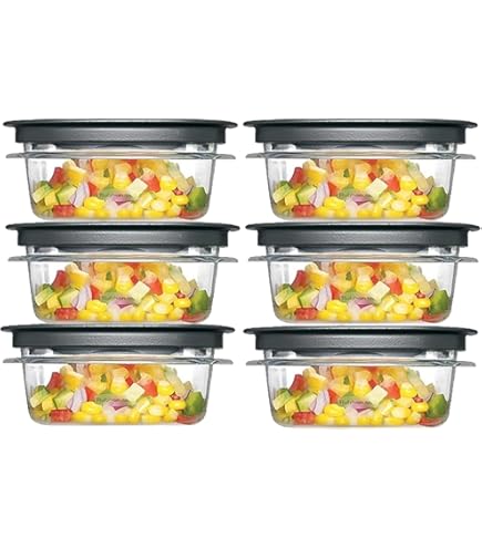 Amazon.com: Rubbermaid Premier Easy Find Lids Meal Prep and Food