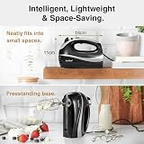 VonShef Hand Mixer Electric Whisk 5 Speeds 300W 2 Beaters 2 Hooks Balloon view 7