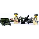 Battle Brick WW2 Mortar Team Custom Set