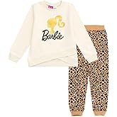 Barbie Fleece Crossover Sweatshirt and Jogger Pants Outfit Set