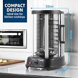 Dellonda Baridi Vertical 360° Rotisserie Smokeless Grill 1500W 21L DH216 view 5