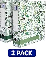 Oxford Leaves A4 Lever Arch Files 2 Pack 70mm Spine Holds 560 Sheets view 6