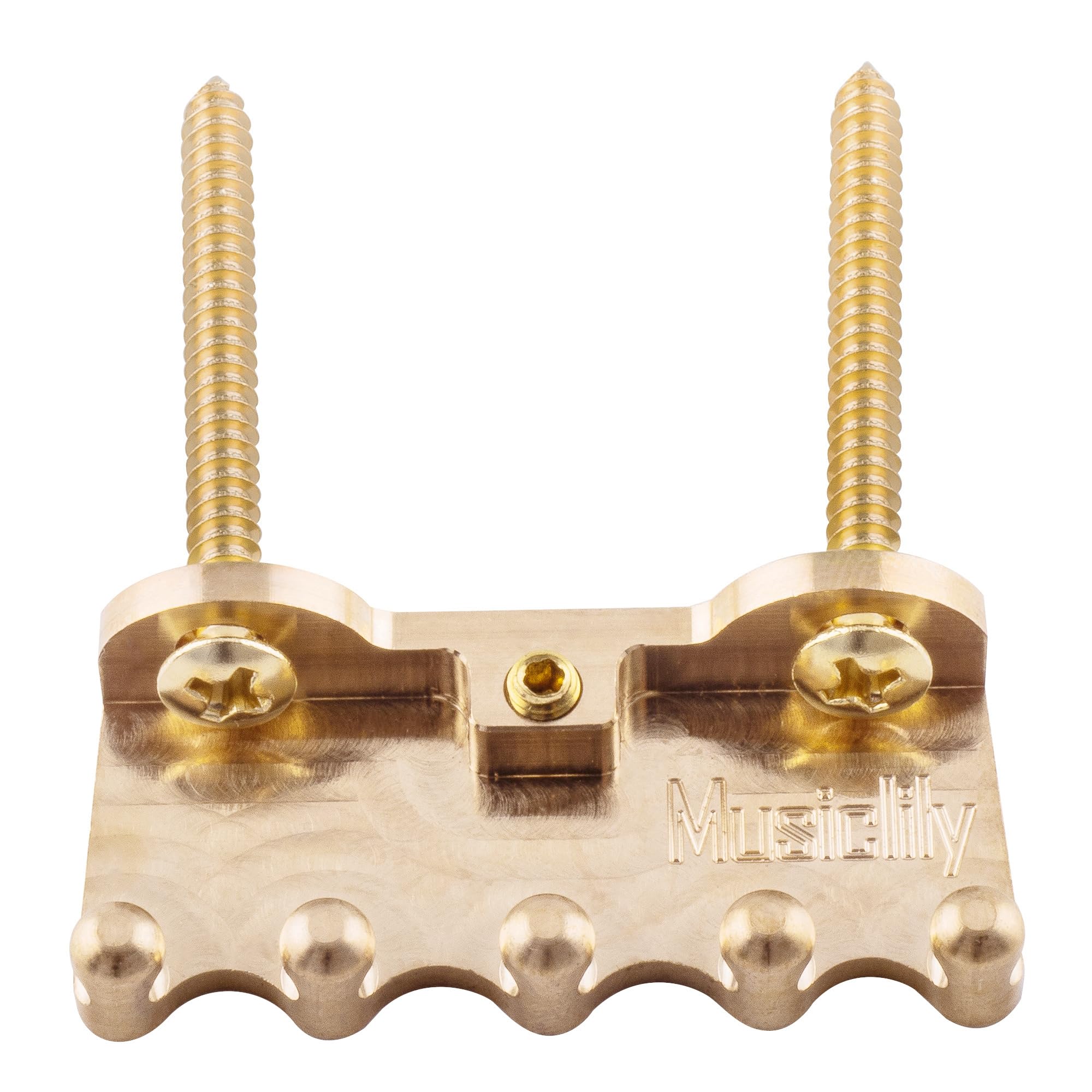 Musiclily Ultra Heavy Duty Full Brass Tremolo Claw for Strat/Floyd Rose Tremolo Bridge, Original Color