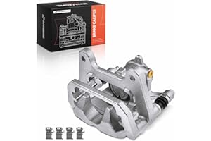 A-Premium Disc Brake Caliper Assembly with Bracket Compatible with Select Jeep Models - Cherokee 2014 2015 2016 2017 2018 201