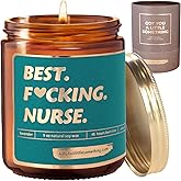 Nurse Gifts for Women - Funny Lavender Vanilla Soy Candle - Best Nurse Ever Gift for RN LPN, Nursing School Student for Galentines Day, Graduation, New Job | Cool Nurses Thank You Appreciation Present