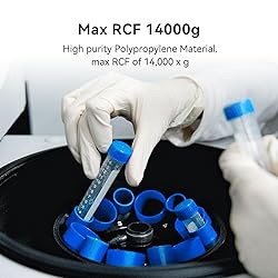 NANBEI 25 PCS 15mL Conical Centrifuge Tubes,Plastic