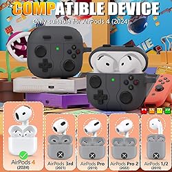 Classic Game Case for Apple Airpod 4, Silicone