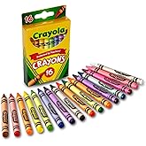 Crayola Crayons, School Supplies, Colors may vary, 16 Count, Crayon Size 3-5/8"L x 5/16" Diameter