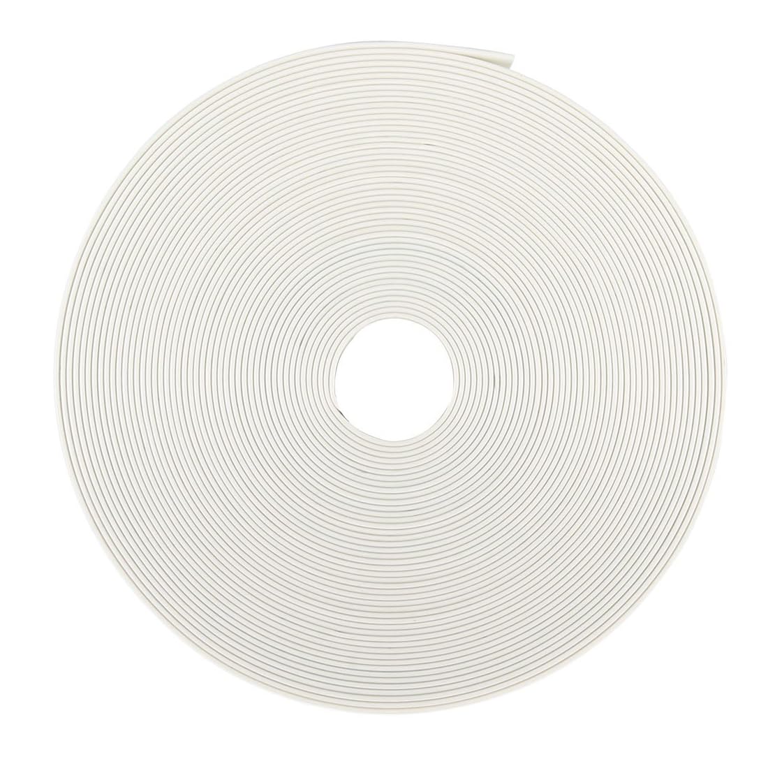 Unifizz Heat Shrink Tubing 13mm Dia 21mm Flat Width 2:1 Ratio Shrinkable Tube Cable Sleeve 10m - White