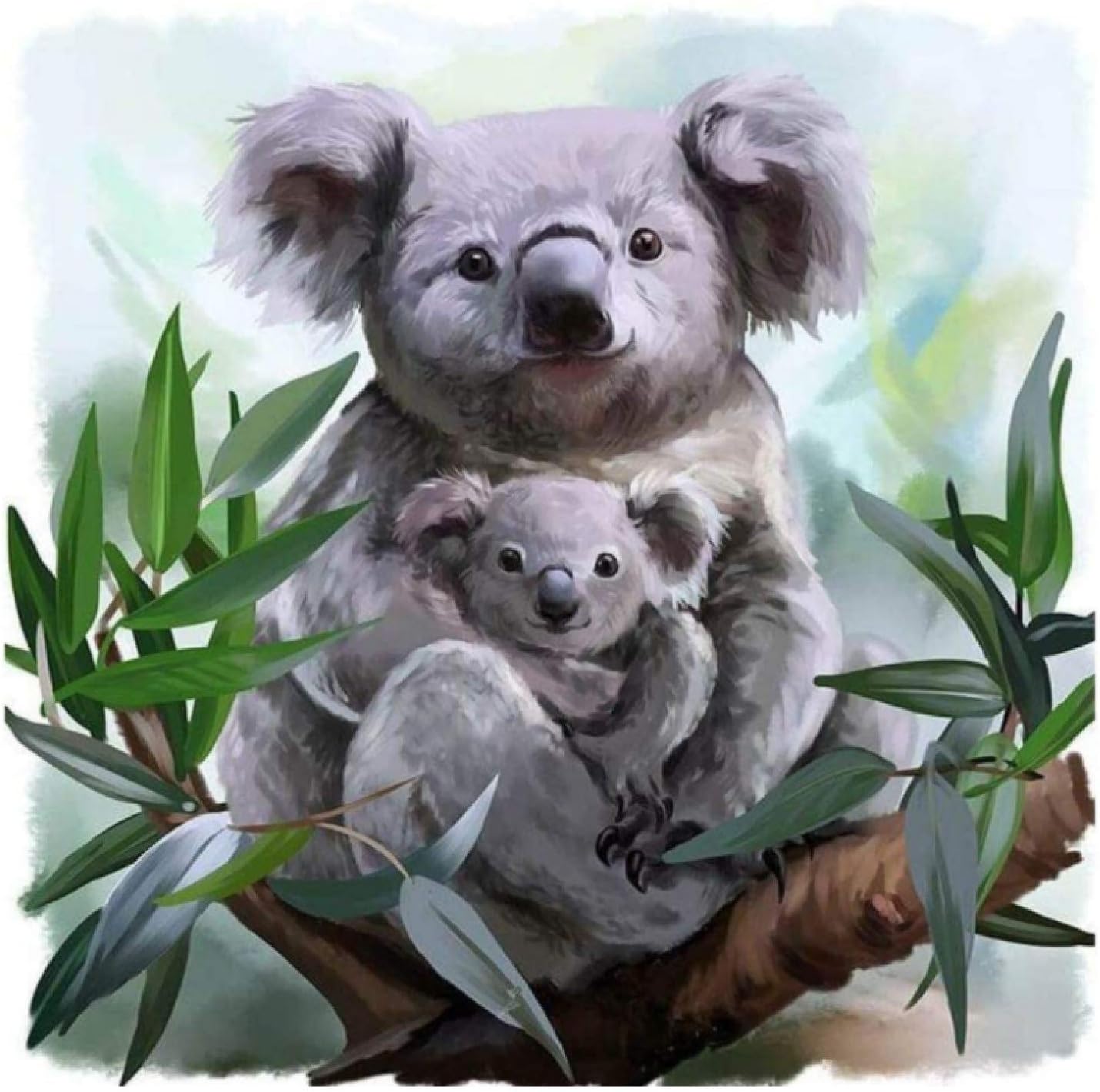 Amazon.de: DIY 5D Diamond Painting Kits Vollbohrung Koala Strass