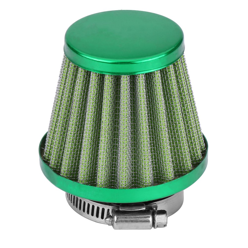 38mm Air Filter Intake Kit for Off-Road ATV Quad Dirt Pit Bike Motorcycle, Green, Universal High Flow