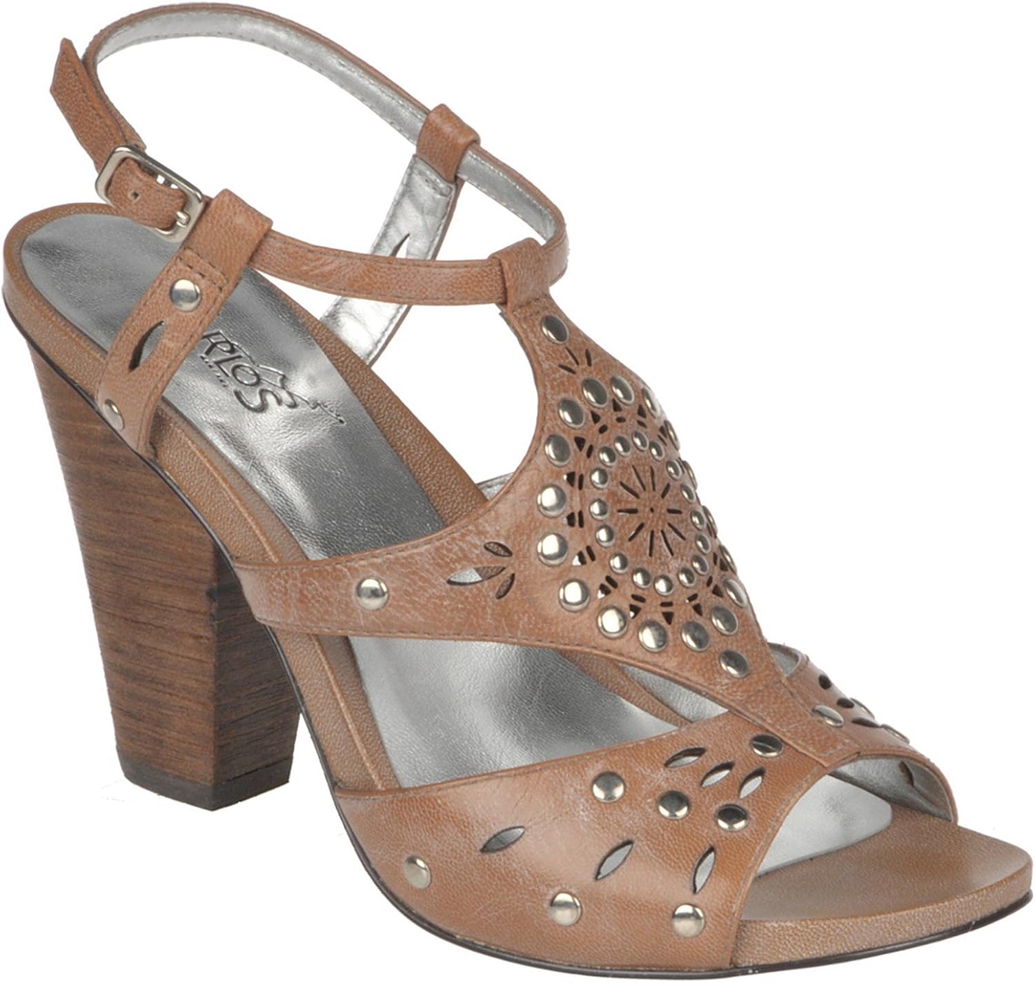 Amazon.com | Carlos by Carlos Santana Women's Radiance Sandal, Tan, 5 M US | Sandals