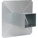 TSSOIYLR One-Way Squirrel Excluder Door, 6 x 6 x 11 inch, Heavy-Duty Hot-Dip Galvanized Steel Animal Exclusion Door for Attics, Chimneys, Roof Eaves and Vents